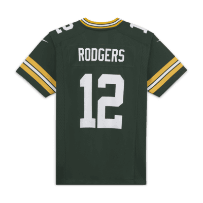 NFL Green Bay Packers (Aaron Rodgers) Older Kids' Game American Football  Jersey. Nike LU