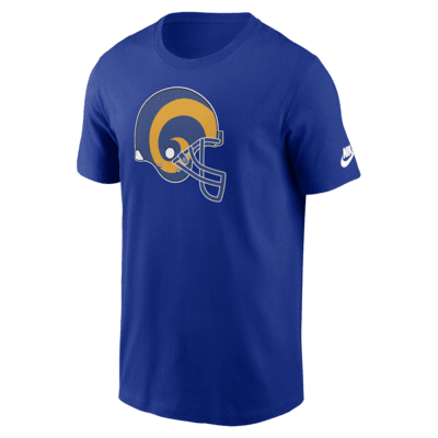 Playera Nike de la NFL para hombre Los Angeles Rams Rewind Logo Essential