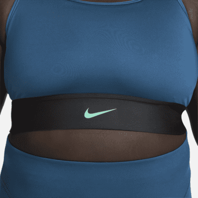 Nike Swoosh Women's Medium-Support 1-Piece Padded Longline Sports Bra (Plus Size)