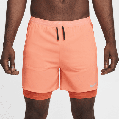 Nike Stride Dri-FIT hybride hardloopshorts voor heren (13 cm)