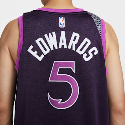 Anthony Edwards Minnesota Timberwolves City Edition Men's Nike NBA Swingman Jersey