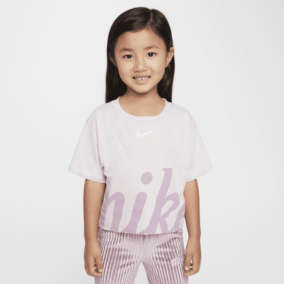 Playera con estampado cómoda para infantil Nike