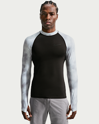 Мужские  Nike Swim Whitewater Long Sleeve Rashguard Top