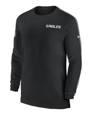 Мужские  Philadelphia Eagles Sideline Coach Nike Dri-FIT NFL Long-Sleeve Top