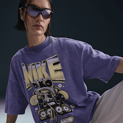 Nike Sportswear Playera de manga corta oversized para mujer