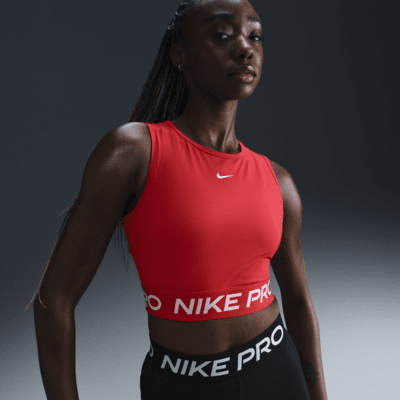 Nike Pro Women's Dri-FIT Cropped Tank Top