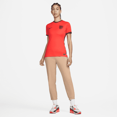 Jersey de fútbol Nike Dri-FIT para mujer Inglaterra visitante 2022 Stadium