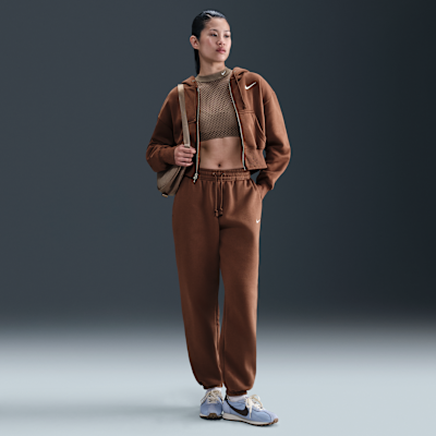 Nike Sportswear Phoenix Fleece Women's Loose Full-Zip Cropped Hoodie