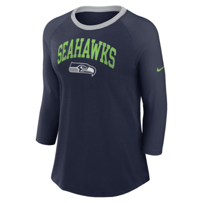 Seattle Seahawks Women's Nike NFL 3/4-Sleeve T-Shirt