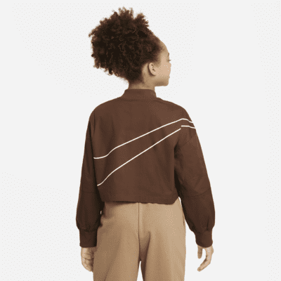 Nike Sportswear Big Kids' (Girls') Woven Bomber Jacket