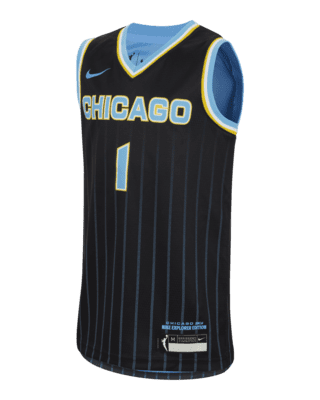 Подростковые джерси Diamond DeShields Chicago Sky 2024 Explorer Edition Big Kids' Nike Dri-FIT WNBA Swingman Jersey