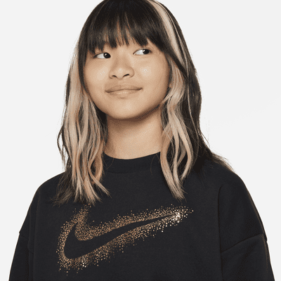 Nike Sportswear Icon Fleece Older Kids' (Girls') Sweatshirt. Nike UK