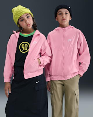 Детская куртка Nike Sportswear Windrunner Big Kids' Hooded Repel для бега