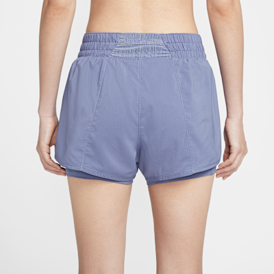 Nike Dri-FIT One Women's Mid-rise 8cm (approx.) 2-in-1 Shorts