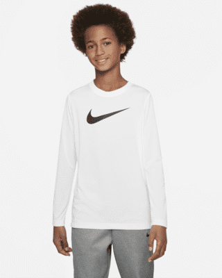 Rejse Turbine Tæl op Nike Dri-FIT Legend Big Kids' (Boys') Long-Sleeve T-Shirt. Nike.com