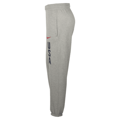 Pants de básquetbol de tejido Fleece Nike para hombre USA Practice