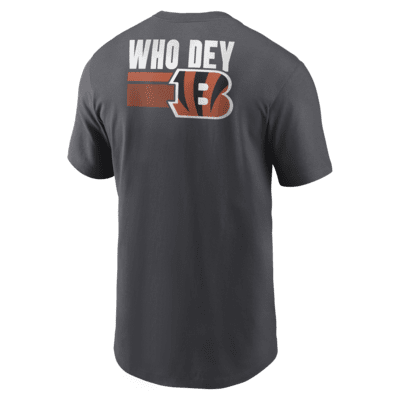 NFL Team Apparel Youth Cincinnati Bengals Game Time White T-Shirt