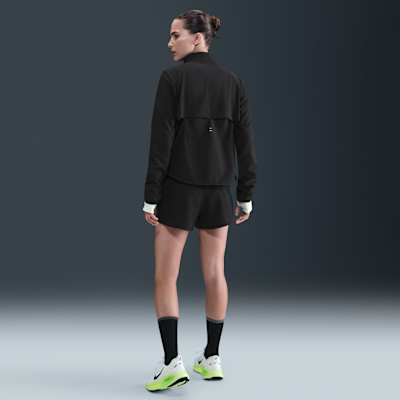 Nike One Swoosh Pantalón corto de running de 8 cm y talle medio con malla interior Dri-FIT - Mujer