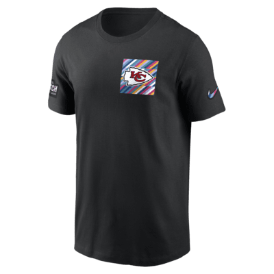 Nike Men's Kansas City Chiefs 2023 Crucial Catch Sideline Black T-Shirt