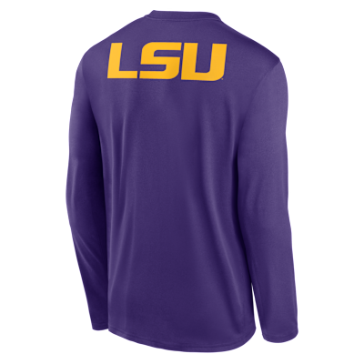 LSU Primetime Legend 2-Hit Men's Nike Dri-FIT College Long-Sleeve T-Shirt