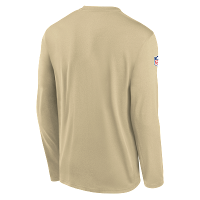 New Orleans Saints Alt Legend Small Logo Men's Nike Dri-FIT NFL Long-Sleeve T-Shirt