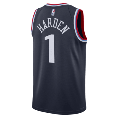 Jersey de la NBA Nike Dri-FIT para hombre James Harden LA Clippers 2024/25 Swingman Icon Edition