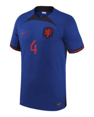 Nike Men's Netherlands 2022/23 Away Jersey White/Soar, M