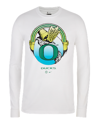 Мужская футболка Nike "Duckin' to Eugene" Long-Sleeve Cotton
