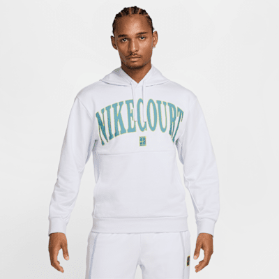 NikeCourt Heritage Dri-FIT férfi kapucnis polár teniszpulóver