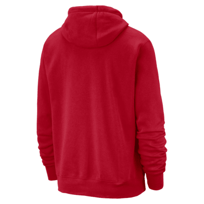 Felpa pullover con cappuccio Chicago Bulls Club Nike NBA – Uomo