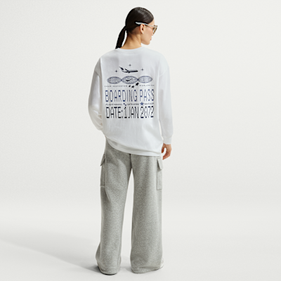 나이키 스포츠웨어 여성 오버사이즈 긴팔 티셔츠