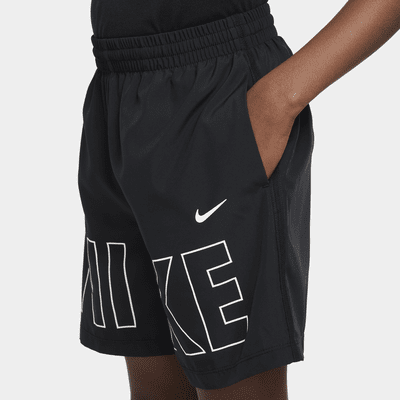 Shorts de entrenamiento de tejido Woven para niño talla grande Nike ...