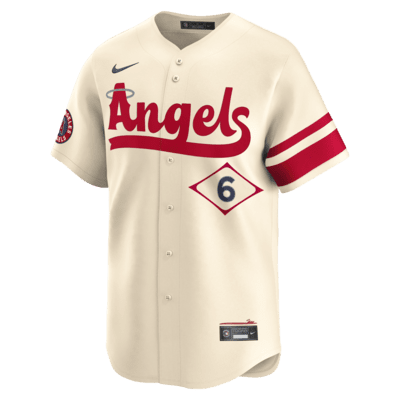 Jersey Nike Dri-FIT ADV de la MLB Limited para hombre Anthony Rendon Los Angeles Angels City Connect