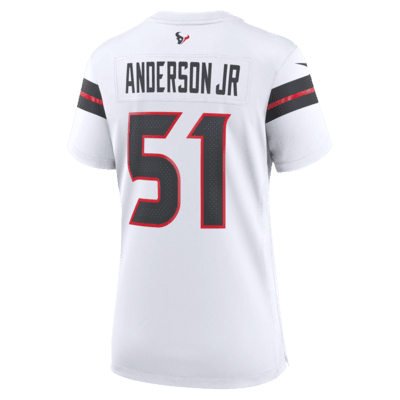 Jersey de fútbol americano Nike de la NFL Game para mujer Will Anderson Jr. Houston Texans