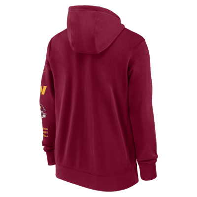 Washington Commanders Club Men's Nike NFL Full-Zip Hoodie