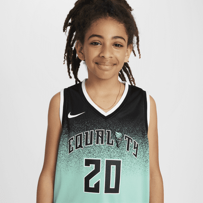 Sabrina Ionescu New York Liberty 2023 Rebel Edition Older Kids' (Boys') Nike Dri-FIT WNBA Swingman Jersey