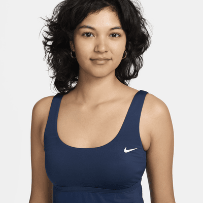 Top de traje de baño para mujer Nike Tankini