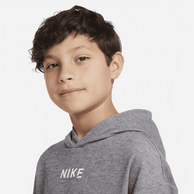 Sudadera con gorro sin cierre de entrenamiento para niños talla grande Nike Dri-FIT Performance Select