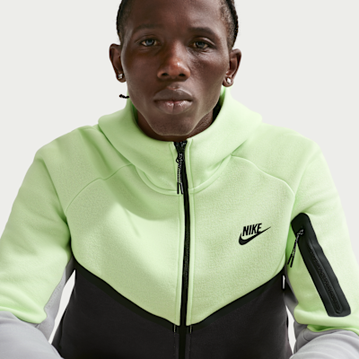 Chamarra Windrunner de tejido Fleece de cierre completo para hombre Nike Tech