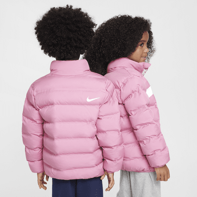 Nike Younger Kids' Wrapped Swoosh Debossed Quilted Jacket