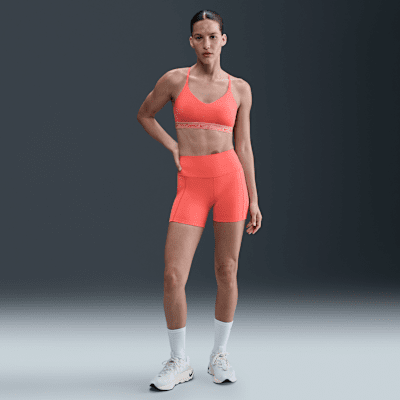 Nike Indy Sujetador deportivo regulable de sujeción ligera con almohadilla - Mujer