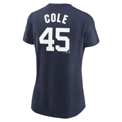 Youth Nike Gerrit Cole Teal American League 2023 MLB All-Star Game Name & Number T-Shirt Size: Large