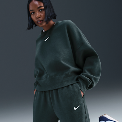 Pantaloni tuta oversize a vita alta Nike Sportswear Phoenix Fleece – Donna