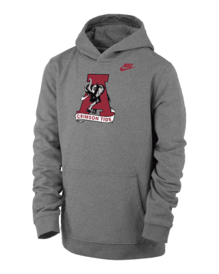 Подростковое худи Alabama Club Fleece Big Kids' (Boys') Nike College Pullover Hoodie