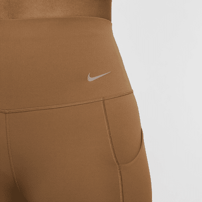 Leggings de 7/8 de tiro alto y sujeción media con bolsillos para mujer Nike Universa