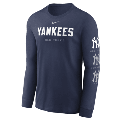 New York Yankees Repeater Men's Nike MLB Long-Sleeve T-Shirt