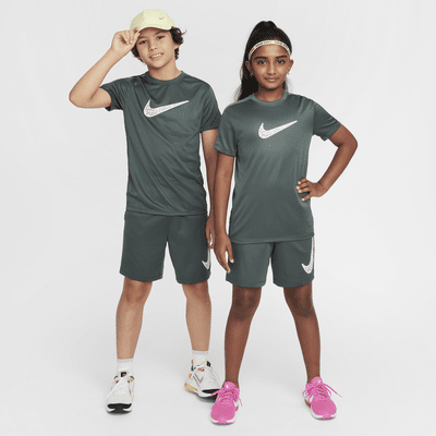 Playera de manga corta Dri-FIT para niños talla grande Nike Trophy23