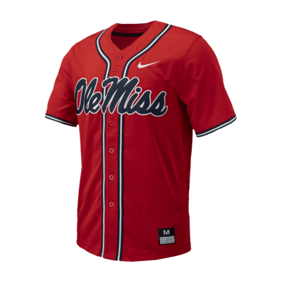 Jersey de béisbol universitario Nike Replica para hombre Ole Miss