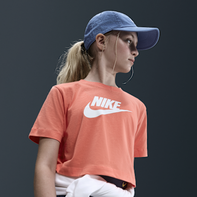 Nike Sportswear Older Kids' (Girls') Cropped T-Shirt