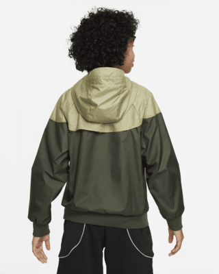 nike sportswear windrunner green